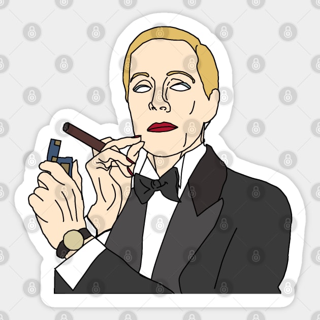 Victoria Grant - Victor Victoria Colour Block Sticker by baranskini